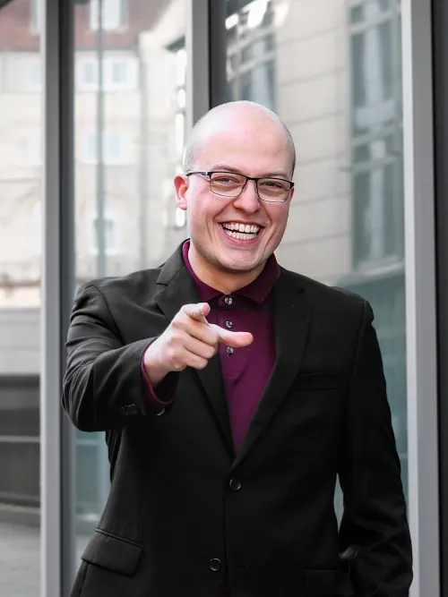 Dennis pointing at you